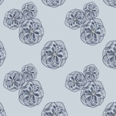 Абстрактные цветы флюид