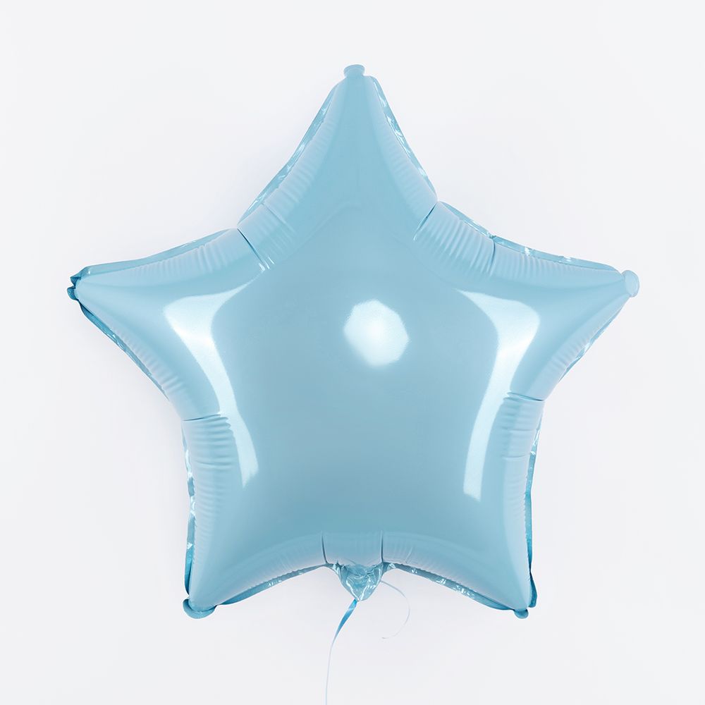 F Шар Звезда 18''/46 см, Светло голубой макарунс (БГ-15) 