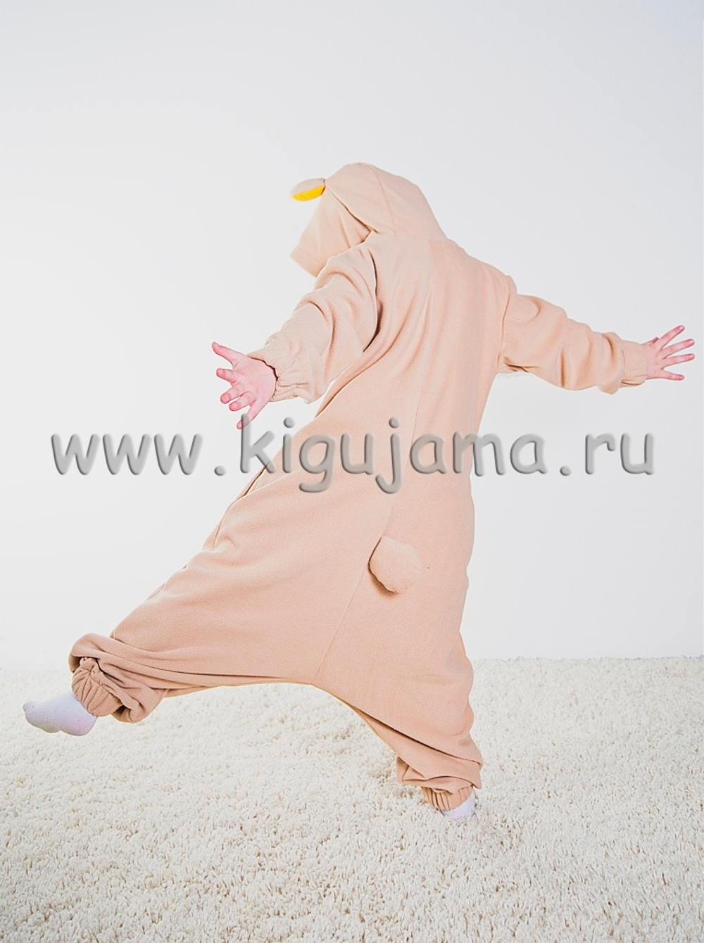 кигуруми мишка бежевый
