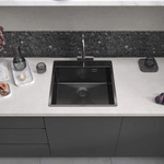 Кухонная мойка Reflexion Iseo RX2250BL оружейная сталь