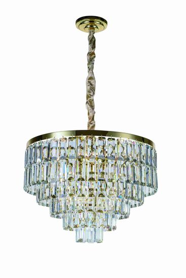 2752E/10A GOLD+CLEAR (1) Люстра NW