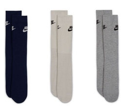 Теннисные носки Nike Sportswear Everyday Essential Crew 3P - разноцветный