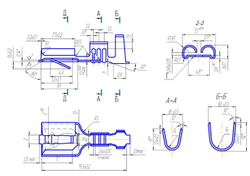Контакт гнездовой колодочный с монт. усиком серии 6,3 (10шт)