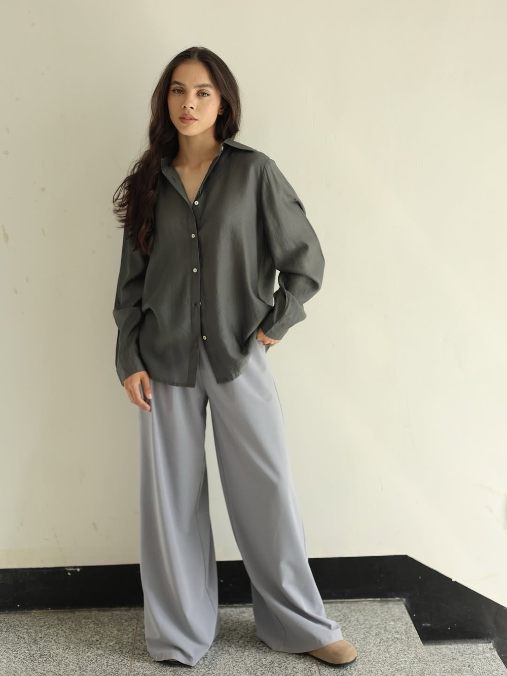 рубашка классического кроя