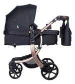 Коляска трансформер Aimile Original New Gold (Чёрное Золото NDG-5)