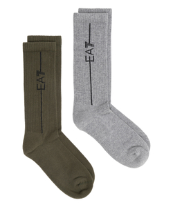 Теннисные носки EA7 Train Sponge 2P - Multikolor