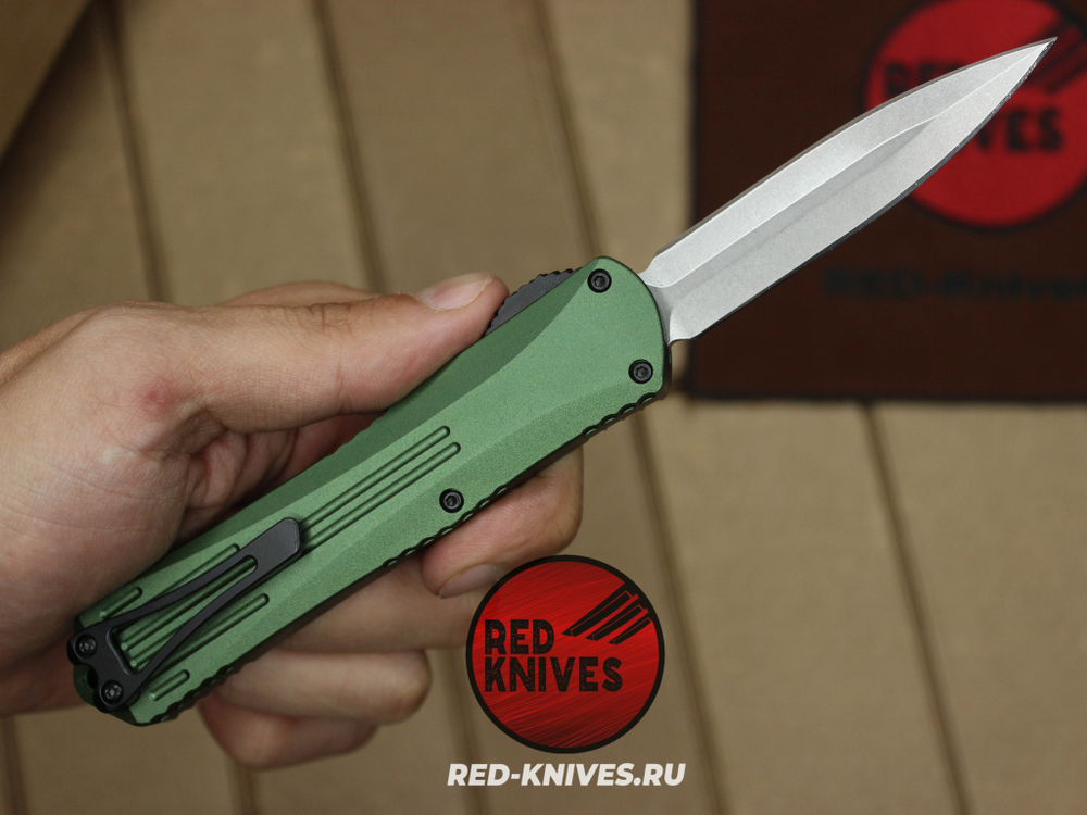 Heretic Knives Manticore-E D/E - зеленая рук, светлый клинок RK/Н107