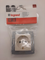 Legrand Cariva DIY Розетка 2К+З, слоновая кость, Арт: 695916