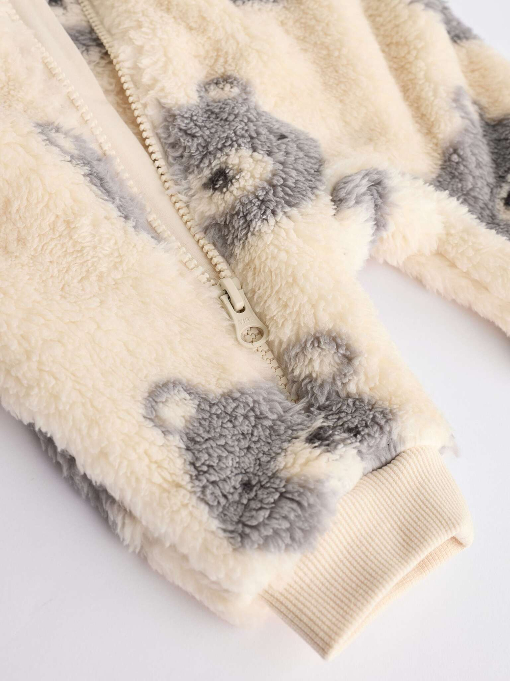 Комбинезон / Cлип флисовый для малышей Next N77-749, Кремовый