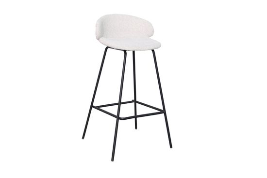 Стул барный Nita букле светло-серый