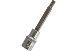 Головка-бита SPLINE 12-лучевая Premium M8 1/2" (L-100мм) ROCKFORCE RF-34810008PR