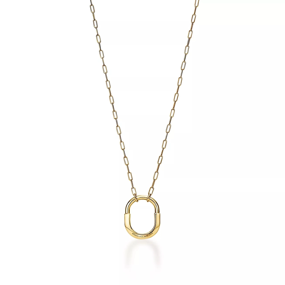 Подвеска из жёлтого золота 18k(750проба), Tiffany💝 В виде замка, В наличии