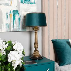 Настольная лампа Колонна Испанская Бронза Тюссо Мурена