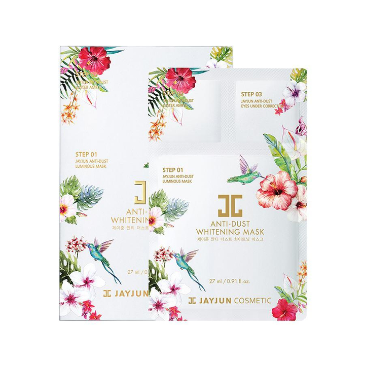 Комплекс JayJun (Пенка+Маска+Крем) Осветляющая Anti-Dust Whitening Mask, 27 мл
