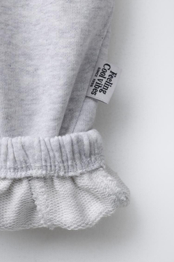 ZARA БРЮКИ-ДЖОГГЕРЫ, СЕРЫЙ МЕЛАНЖ