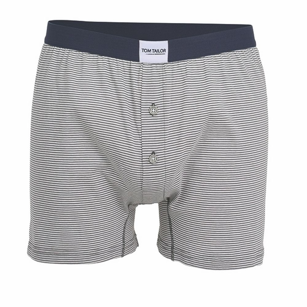 Мужские трусы-шорты набор 2в1 черные Tom Tailor 7121/5010 9000
