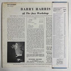 Винтажная виниловая пластинка LP Barry Harris At The Jazz Workshop (Japan 1984) (Obi)