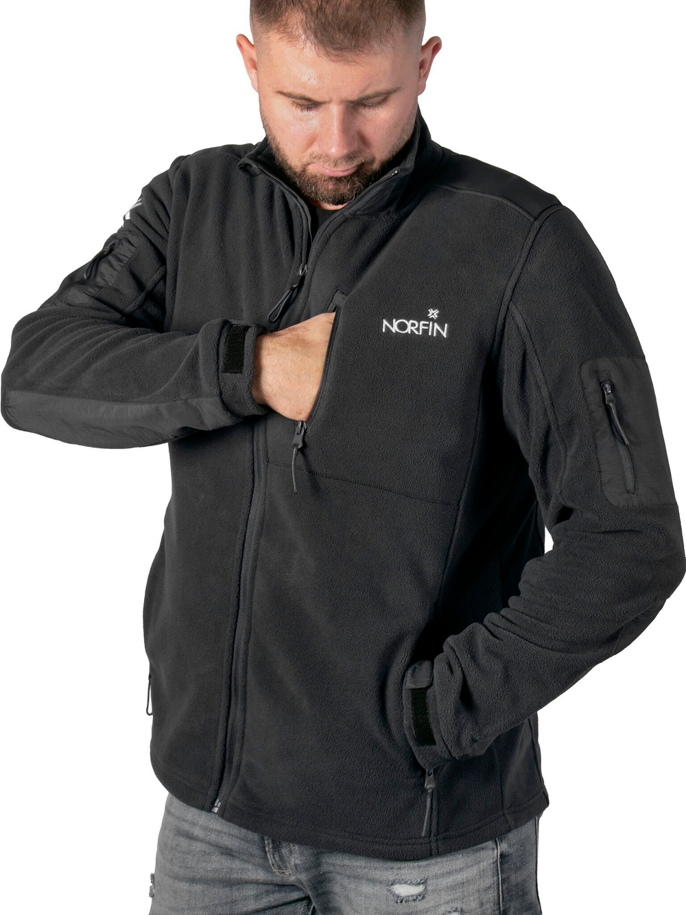Куртка флис. Norfin SUMMIT BK 06 р.XXXL
