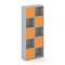 Locker plus Комплект №8 LK.K-008 Серый/Оранжевый 798*350*1983