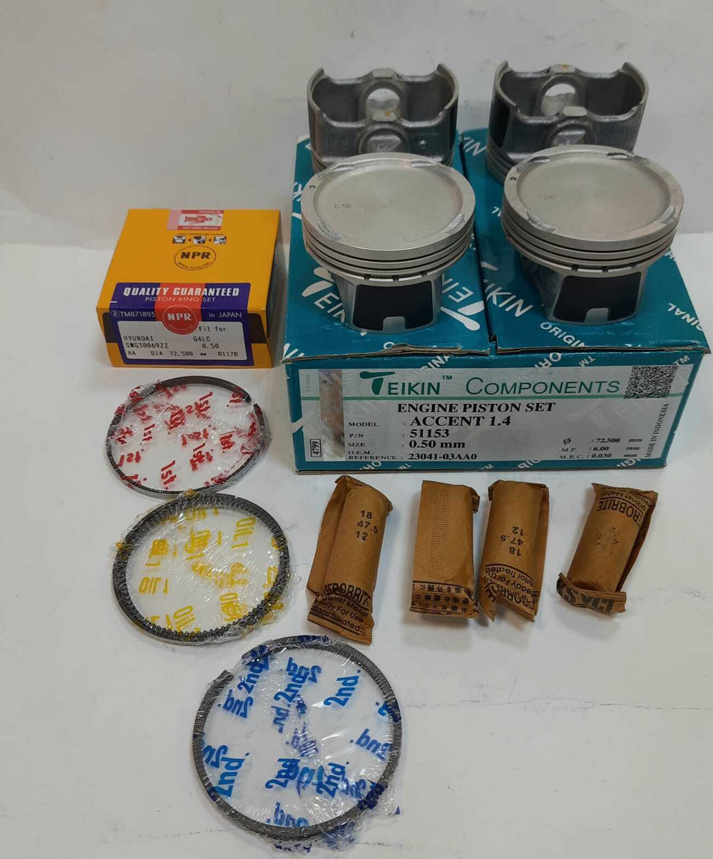 Поршни Teikin с кольцами NPR +0.50 G4LC