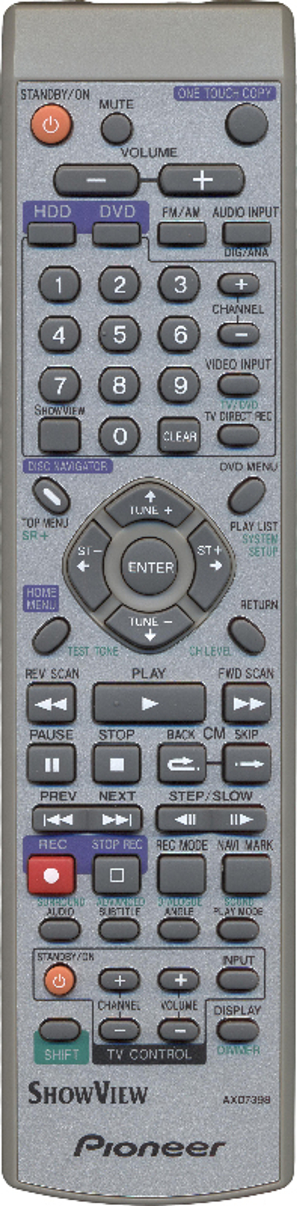 Пульт Pioneer AXD7398 ORIGINAL