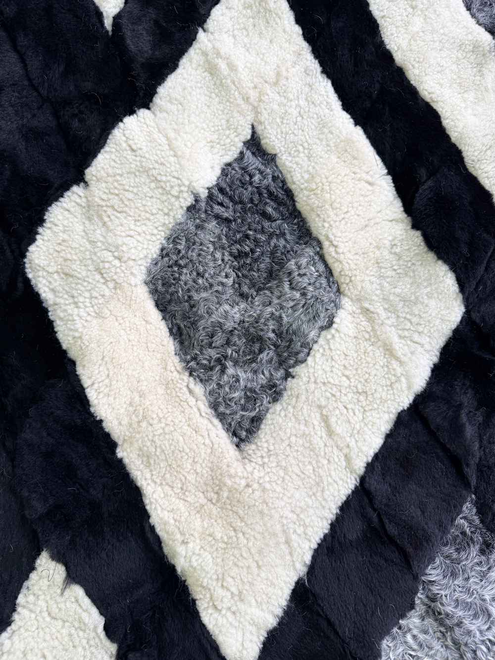 Покрывало меховое ковер из шкуры овчины