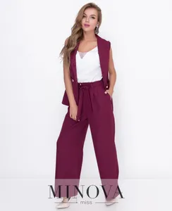 Брюки 8587-бордо Minova