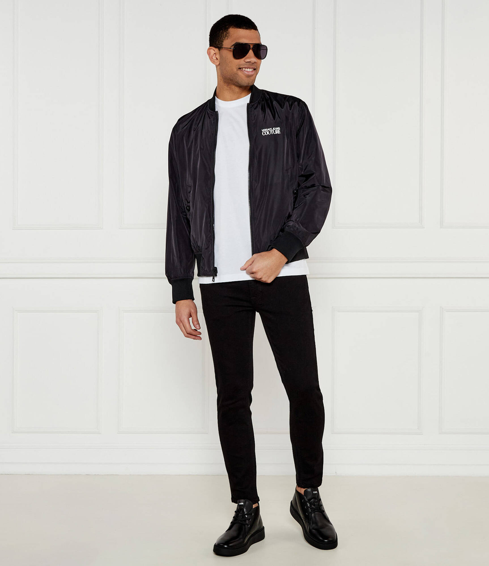 Двухсторонняя куртка бомбер Versace Jeans Couture - черный(78GASD07CQD92)