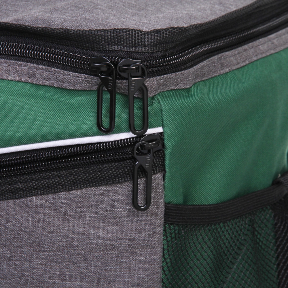Термосумка 23 л, 35*22*30 см, WM799-3, серый-зелёный
