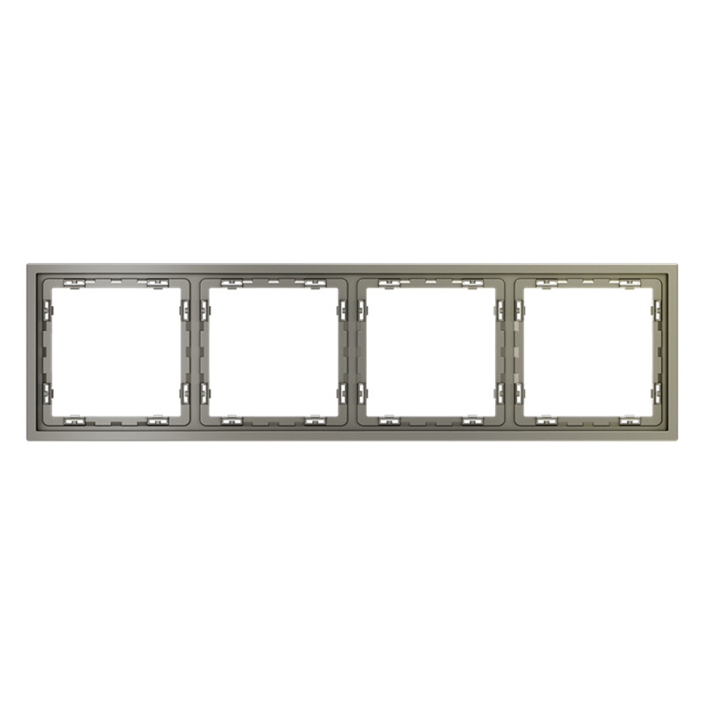 Рамка пластиковая VOLTUM S70 на 4 поста, (шелк)