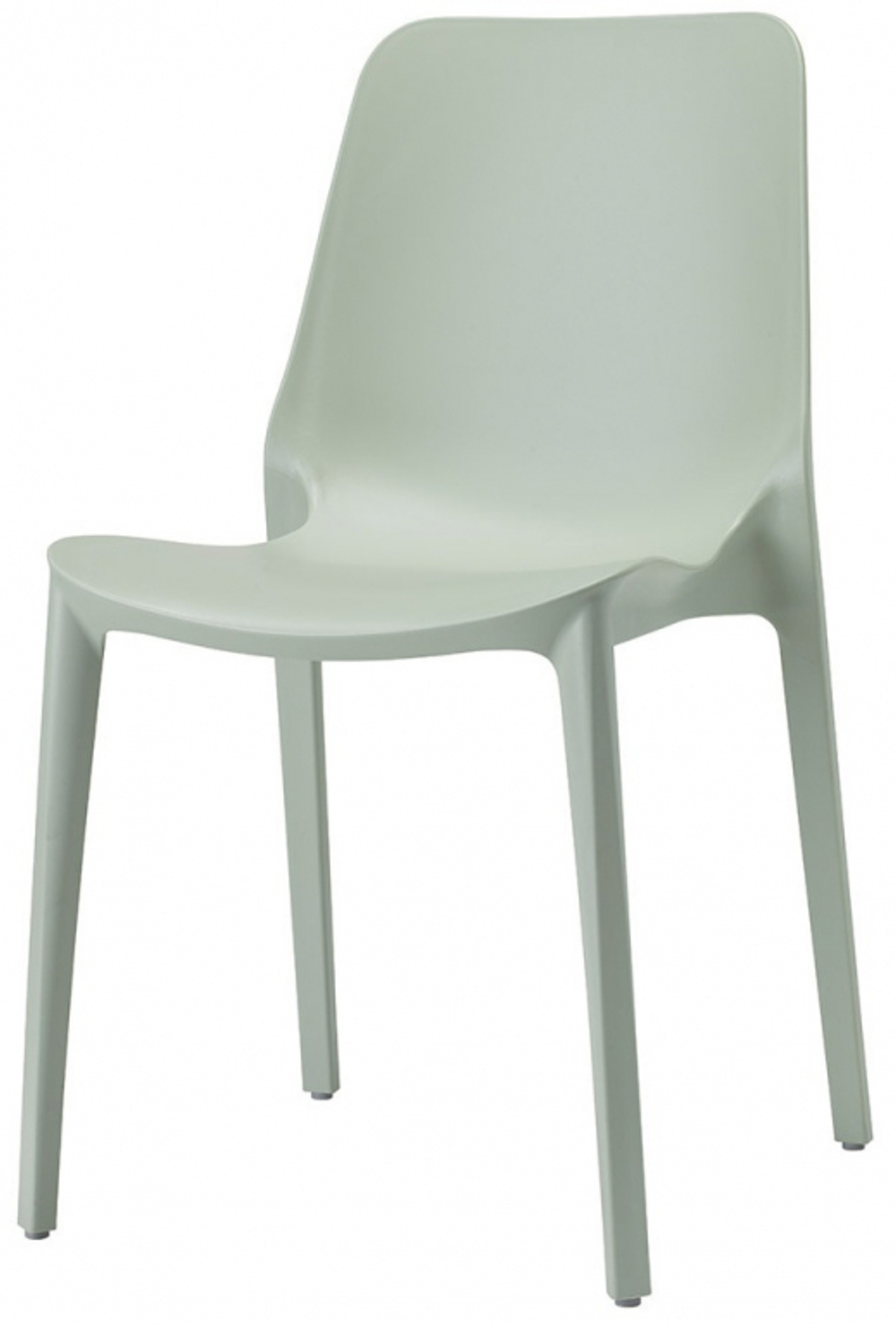 Стул пластиковый Scab Design Ginevra, зеленый шалфей