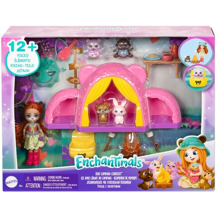 EnchanTimals - Поездка под палаткой Набор с куклой и животными + аксессуары HTW71