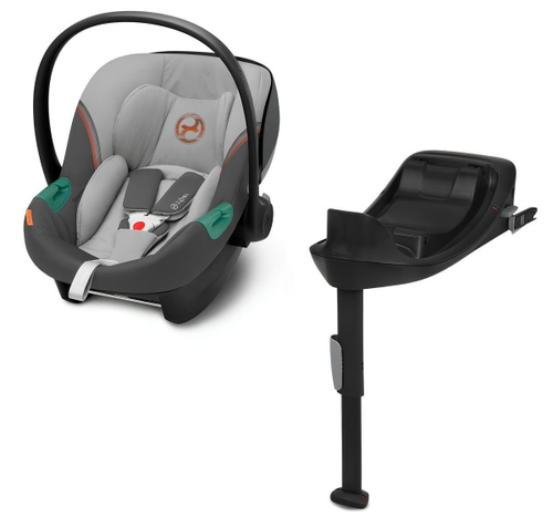 Автокресло Cybex Aton S2 i-Size с базой Base One Lava Grey