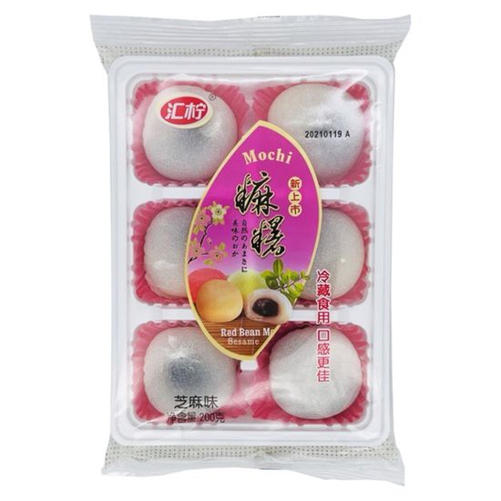 Моти Red Bean Sesame со вкусом кунжута 200гр (красн. этикетка)