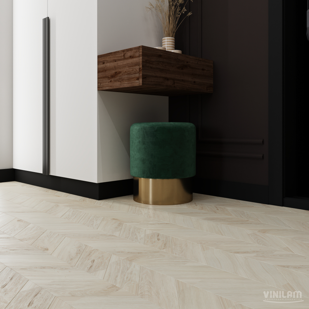 Виниловый ламинат VINILAM PARQUET CHEVRON RI4777CL7 Шеврон Бриссак Glue