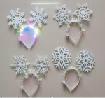 Ободок карнавальный "Весёлые снежинки" (Серпантин)