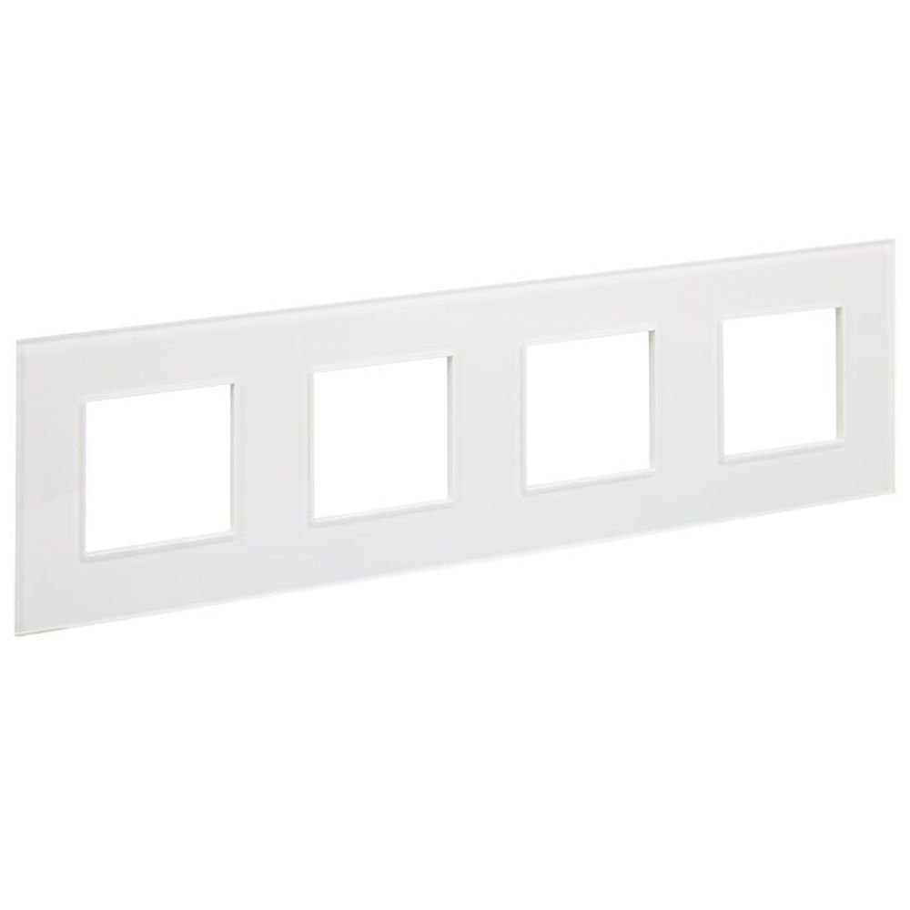 Рамка 4-м SKANDY SK-F24W стекло арктич. бел. IEK SK-M42-G-K01