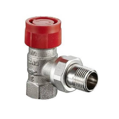 Клапан термостатический угловой Oventrop AF - 3/4" (ВР/НР-американка, PN16, Tmax 120°C, KVS 0.37)
