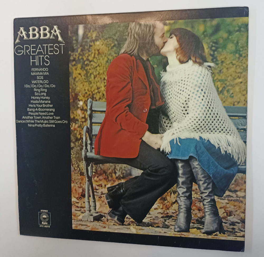 Винтажная виниловая пластинка LP ABBA Greatest Hits (UK 1976)