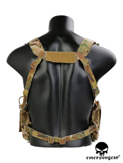 Разгрузочная система EmersonGear MF style UW Gen IV Tactical Chest Rig (EM7329MC). Мультикам