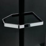 Душевая кабина Orans Diamond SR-89105LS Black стекло прозрачное/профиль черный