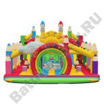 Надувная полоса препятствий "Коробка с карандашами"