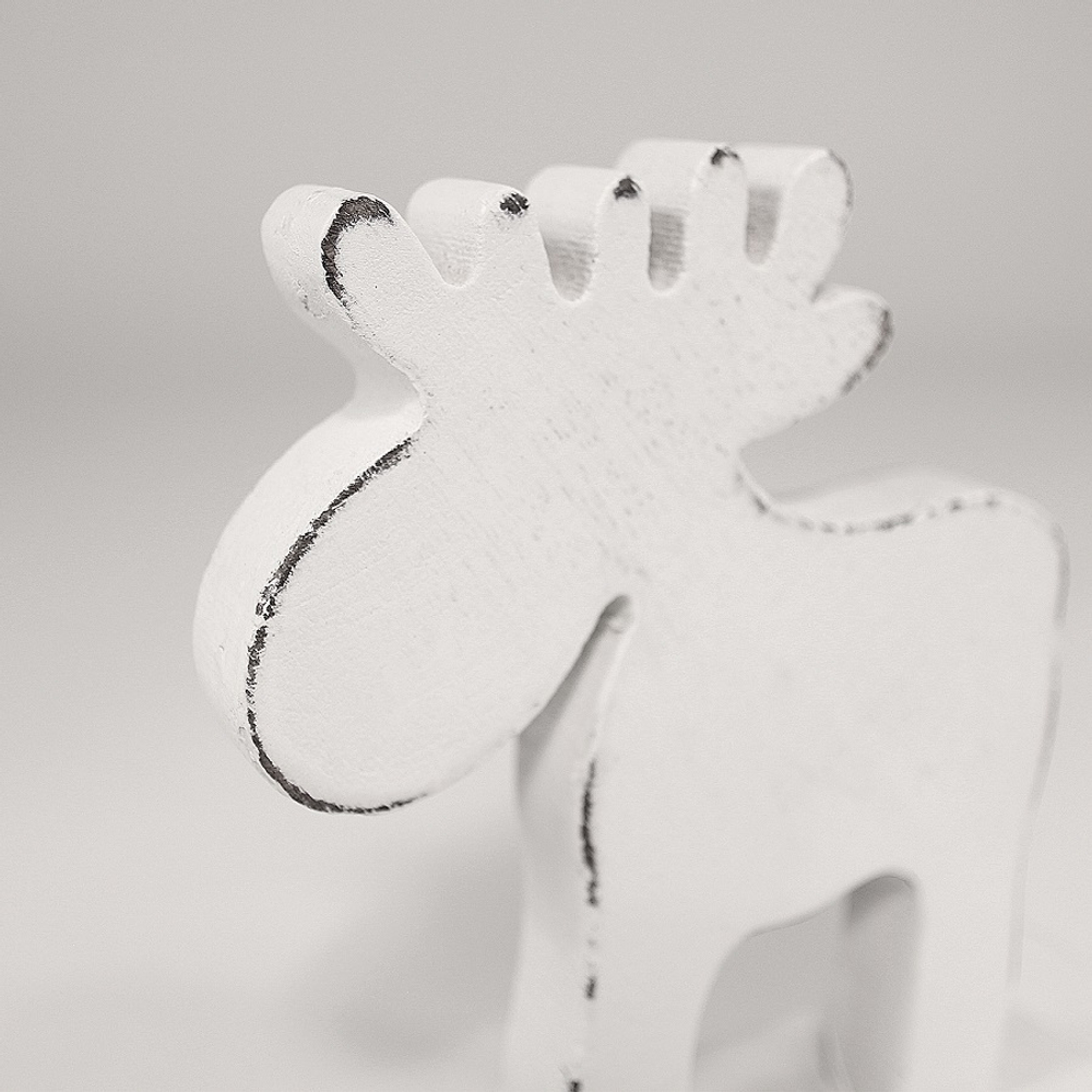 Фигурка декоративная white raindeer, 15х11х5 см