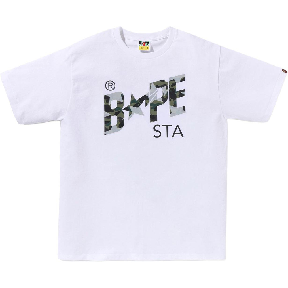 A Bathing Ape Bathing Ape Футболка Moderate Regular Straight Fit Summer Bap Ss26 053