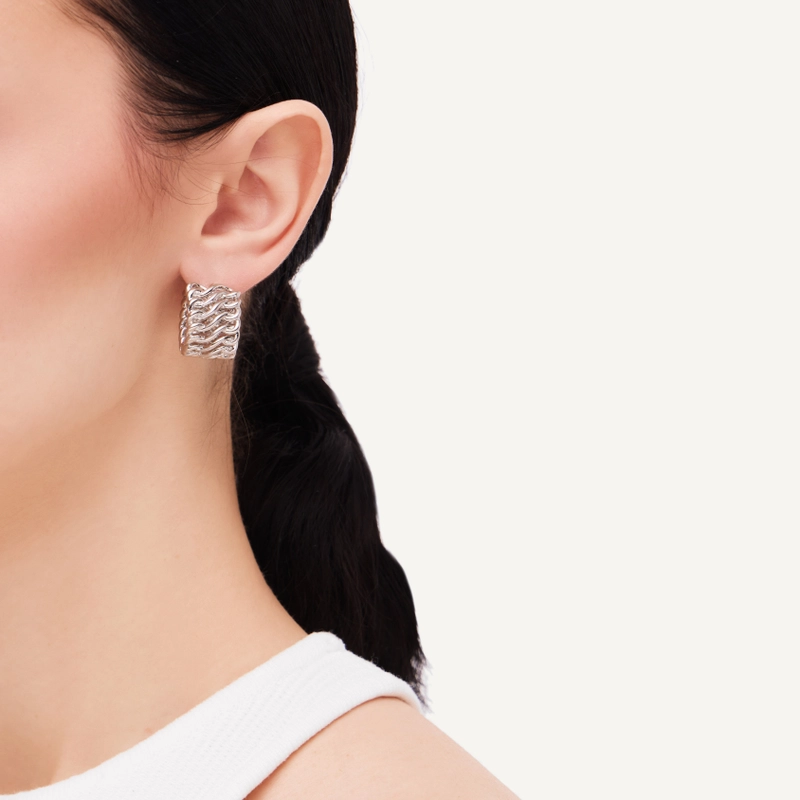 Серьги Безопасная Ловушка – Серебро