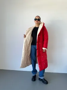 Пальто двустороннее УК-30368-1 Фабрика Моды