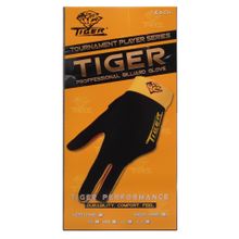 Перчатка Tiger Professional Billiard Glove черная/желтая левая XL