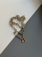Цепь серебро LOCK