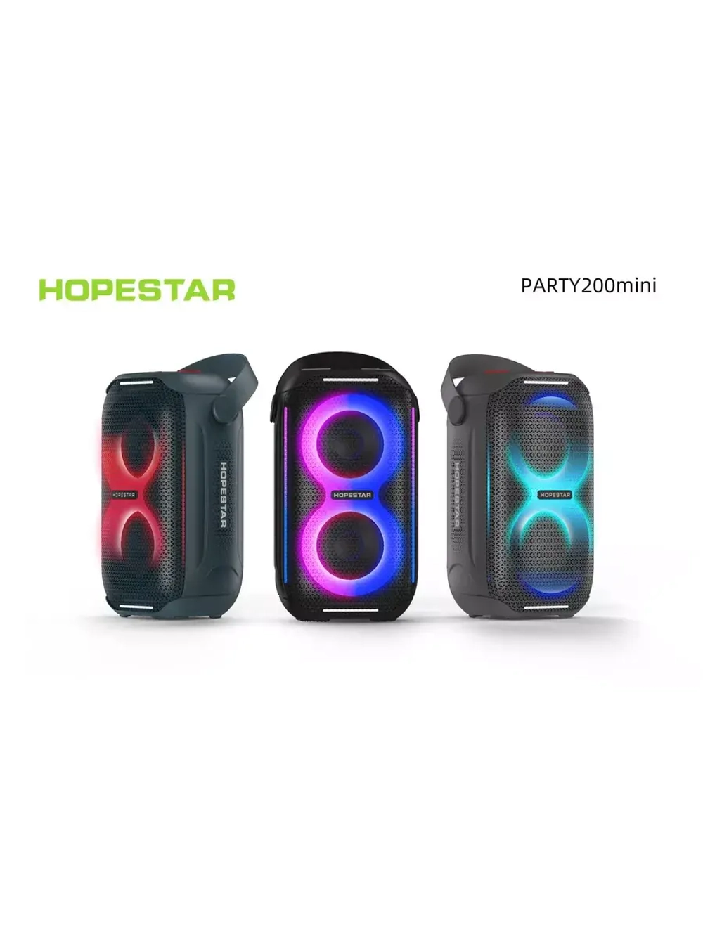 Портативная колонка Party 200 mini - 20 Вт синяя
