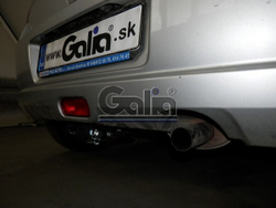 Фаркоп оцинкованный Galia S078A для Suzuki Swift хетчбек 3/5 дверей 2005-2009, кроме 4WD / Opel Agila B 2008-(паспорт и сертификат в комплекте)(без электрики)